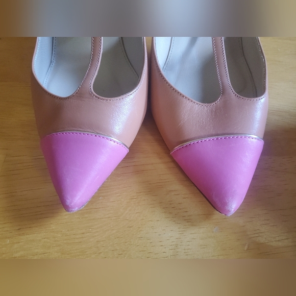 J. Crew | Nude Pink Toe Everly T Strap Heels - Size: 8 - Picture 15 of 16